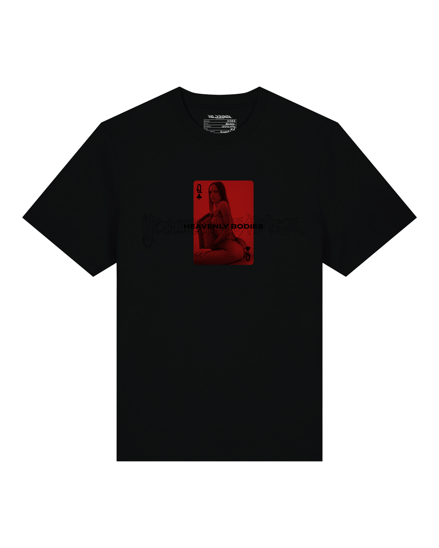 Queen of Spades T-shirt - Black