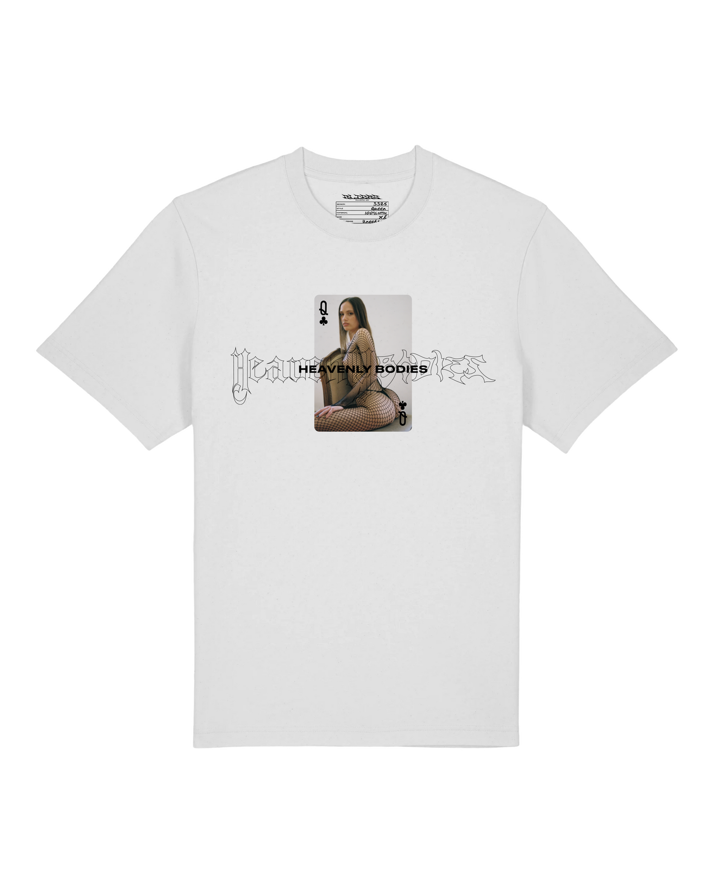 Queen of Spades T-shirt - White